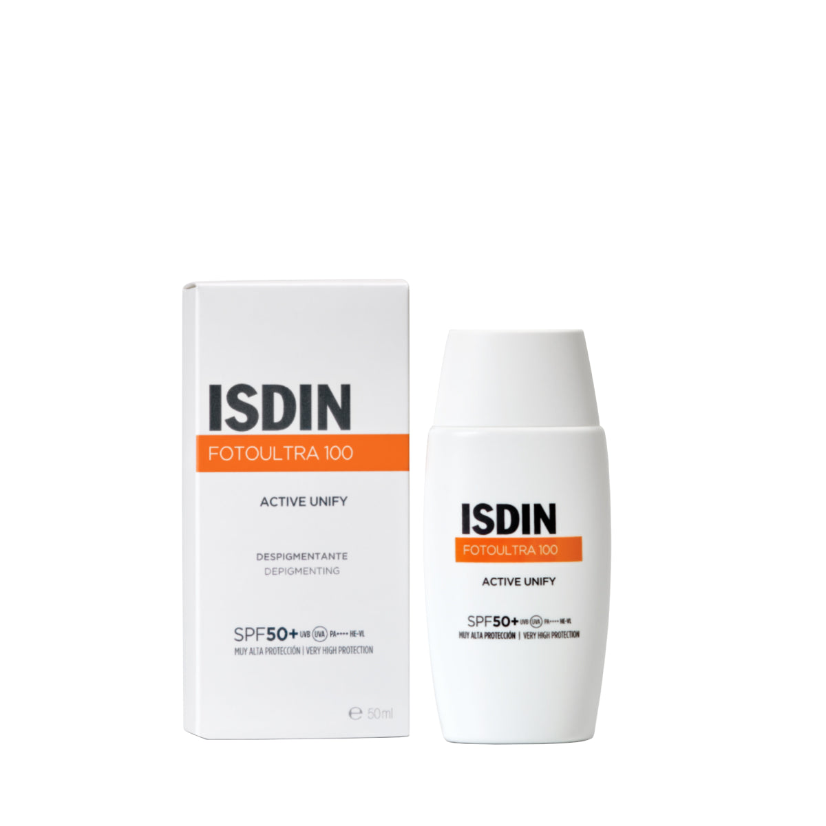 ISDIN Fotoultra 100 Active Unify SPF 50+ | High Protection Sunscreen for Even Skin Tone-1