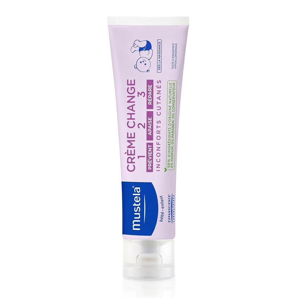 Mustela Vitamin Barrier Cream 1 2 3 Diaper Rash Protection 100ml-1