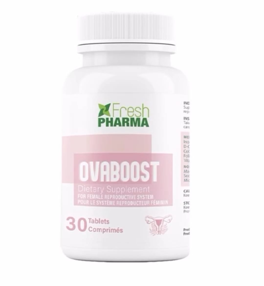 Ovaboost Food Supplement for Ovulation Egg Quality and Hormone Balance 30 Tablets-1