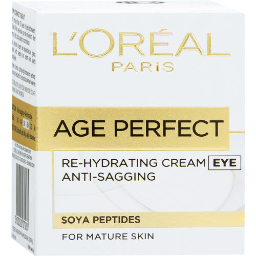 L'Oreal Paris Age Perfect Re-Hydrating Eye Cream 15ml – Anti-Sagging and Brightening for Mature Skin-1