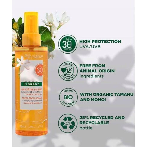Klorane Polysiane Dry Oil Spf 30-2