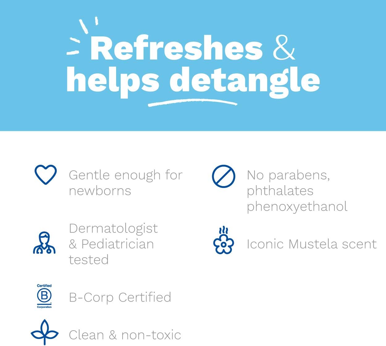 Mustela Hair Styler and Skin Freshner, Rafraichissante Et Coiffante-4