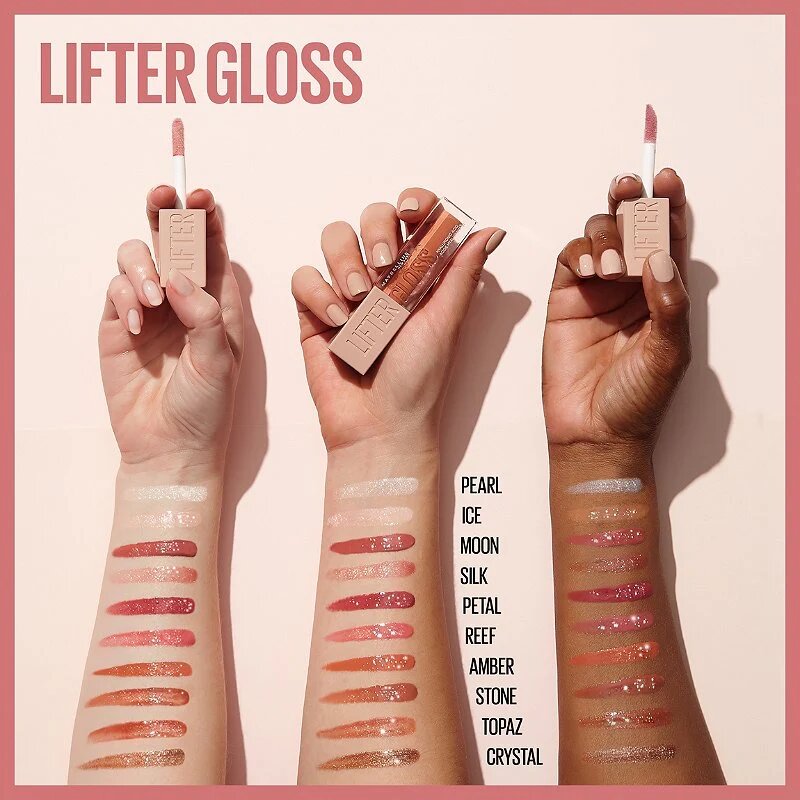 Maybelline Lifter Lip Gloss | Hydrating Lip Gloss with Hyaluronic Acid for Plump, Glossy Lips-5