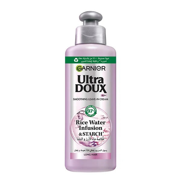 Garnier Ultra Doux Rice Water Infusion & Starch Leave-In Cream for Long Hair – 200ml-6
