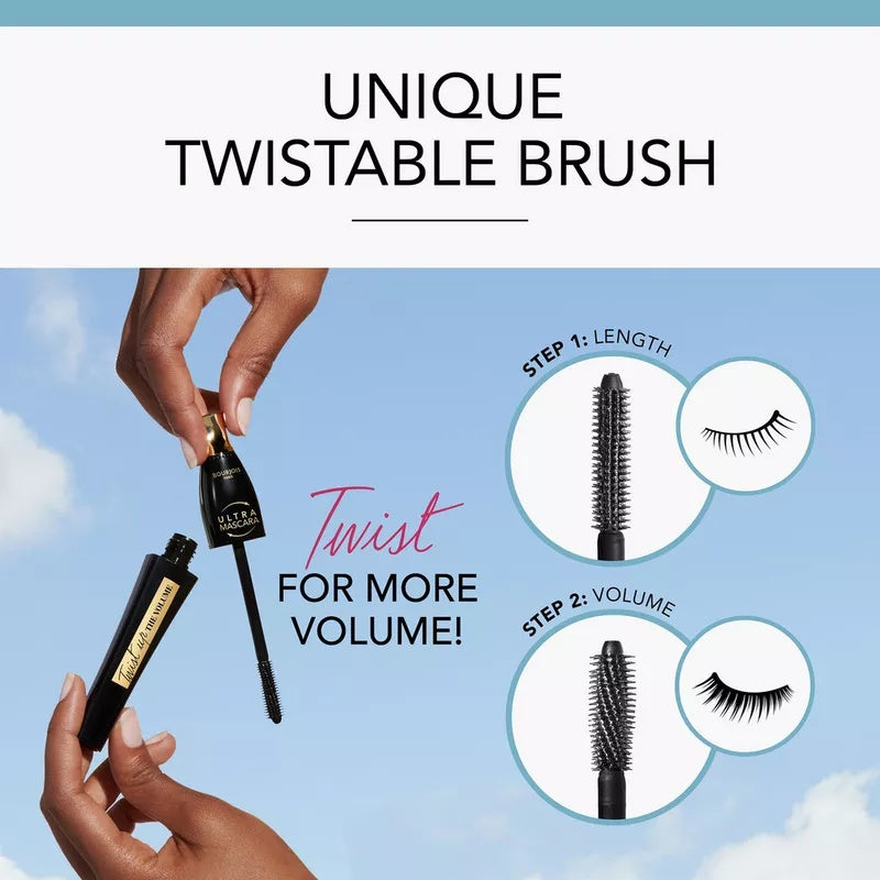 Bourjois Twist Up The Volume, Volumizing and Lengthening Mascara-4