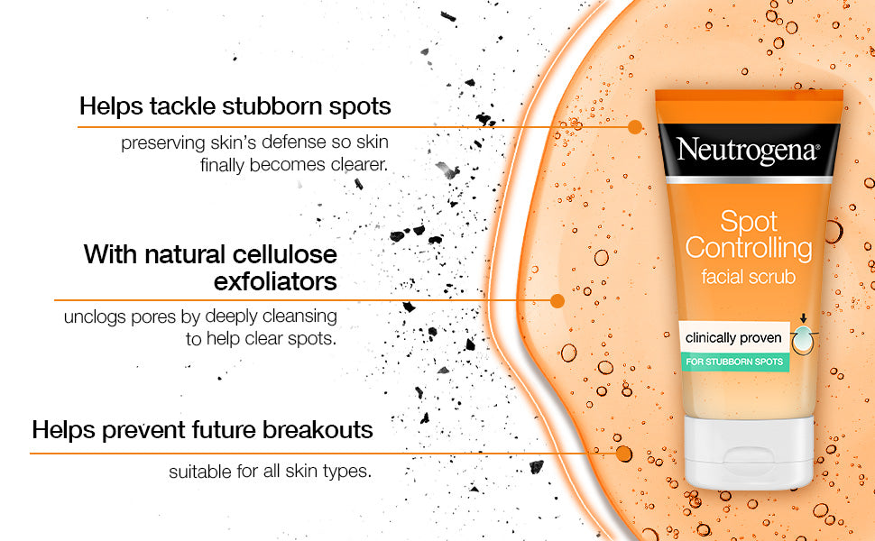 Neutrogena Spot Controlling Facial Scrub - 150ml-2