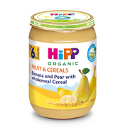 HiPP Organic Fruit Cereals Banana Pear Cereal 190g – Organic Baby Meal (6M+)-1