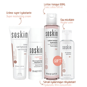 Soskin Bundle Super Moisturizing Cream, Hyaluronic Concentrate, Get a Tonic Lotion Free, Micellar Water Free-1