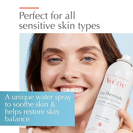 Avene Eau Thermal Spray Pure Thermal Spring Water 150ML & 300ML - Refreshing Hydration and Soothing Relief-5