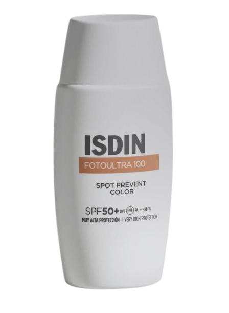 ISDIN Fotoultra 100 Spot Prevent Color SPF 50+ | High Protection Sunscreen with Tinted Coverage for Dark Spot Prevention-2