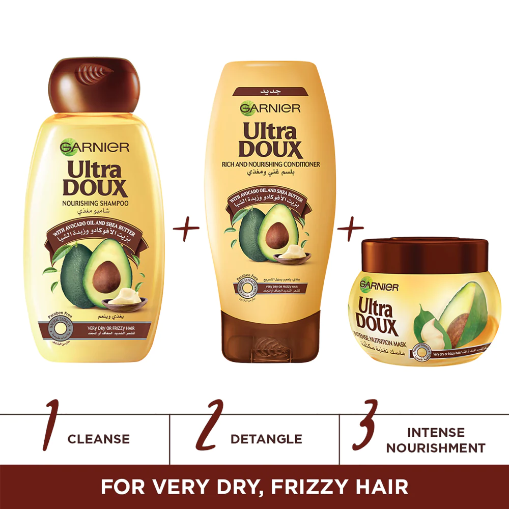 Ultra Doux Avocado & Shea Butter Shampoo-3