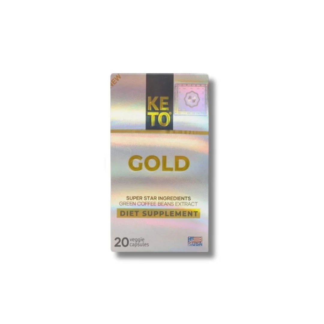 Lorganica Keto Gold Diet Supplement with Green Coffee Bean Extract – 20 Veggie Capsules for Fat Burn and Energy Boost-1