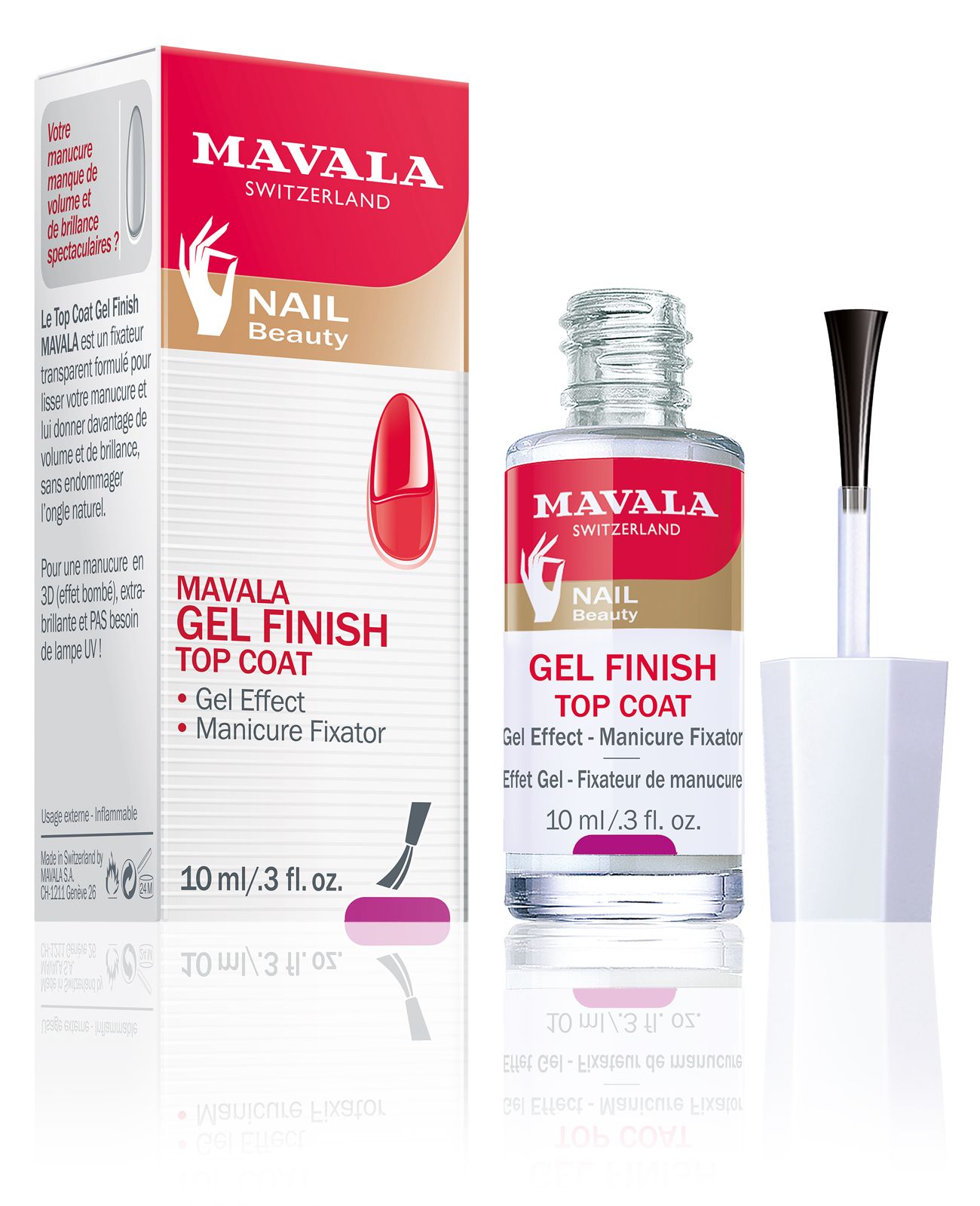 Mavala Gel Finish Top Coat 10ml – Long-Lasting Shine & Protection-2