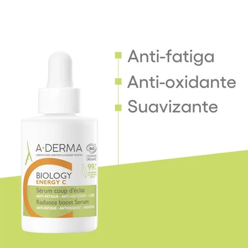 Aderma Biology Energy C Radiance Boost Sérum Vit C+ 30ml-Smoothes - Boosts the radiance of the complexion-5