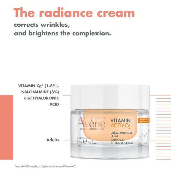 Avene Vitamin Activ Cg Radiance Intensive Cream for Anti-Aging and Skin Brightening 50 ml-4