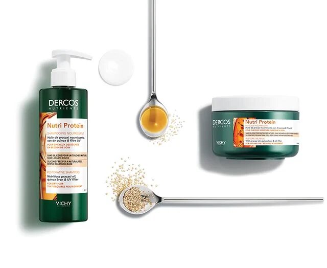 Vichy Dercos Nutrients Protein Shampoo - 250ml-5