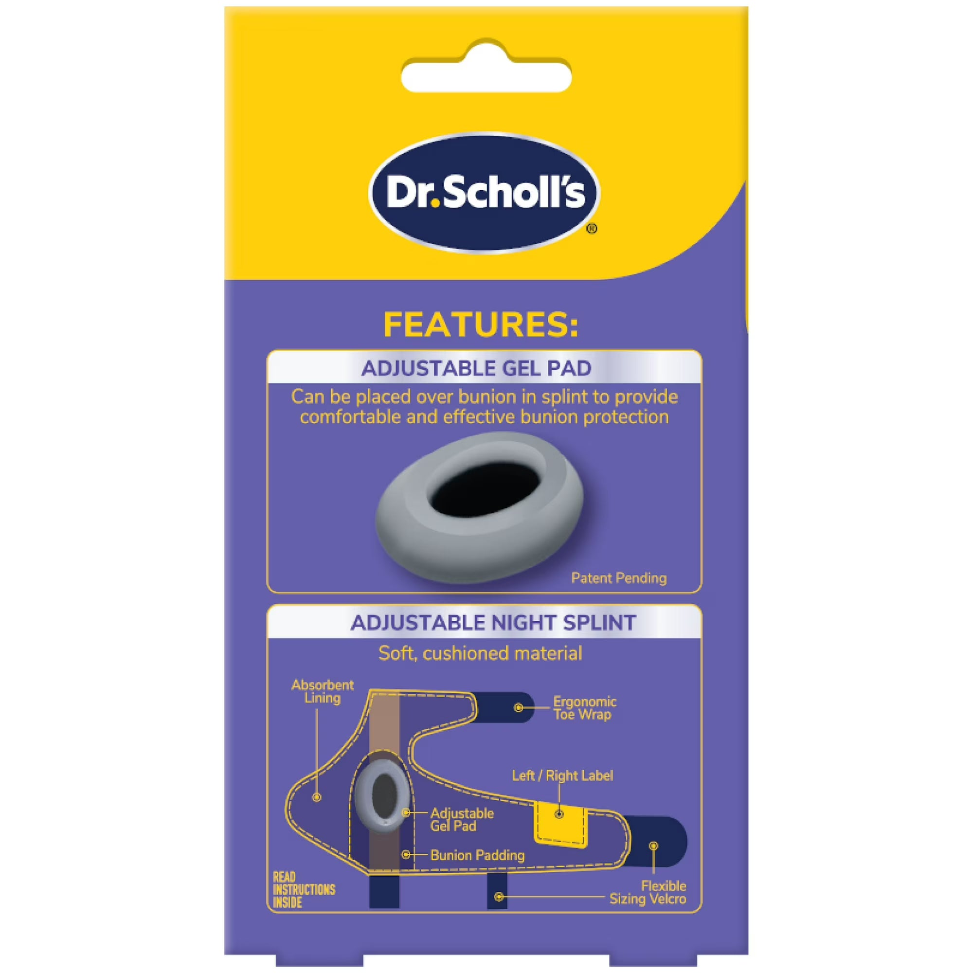 Dr. Scholl's Bunion Relief & Toe Corrector