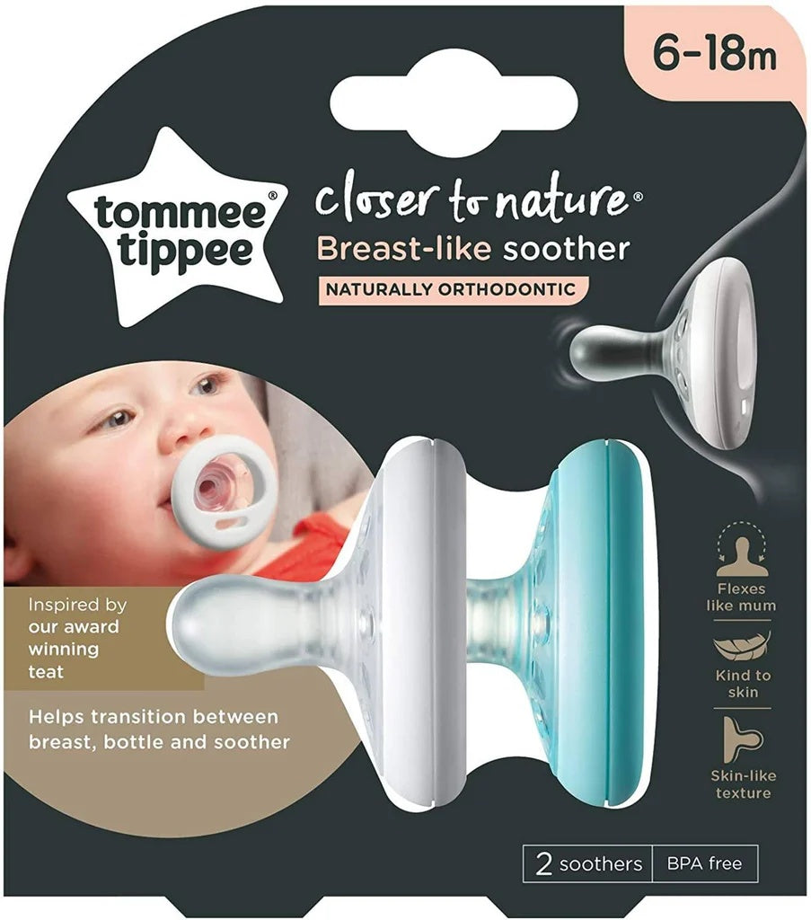 Tommee Tippee Closer to Nature Breast-like Soother 6-18 Months-1