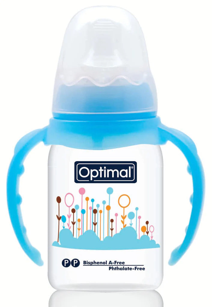 OPTIMAL N.Neck Orthodontic Feeding bottle with handle-1