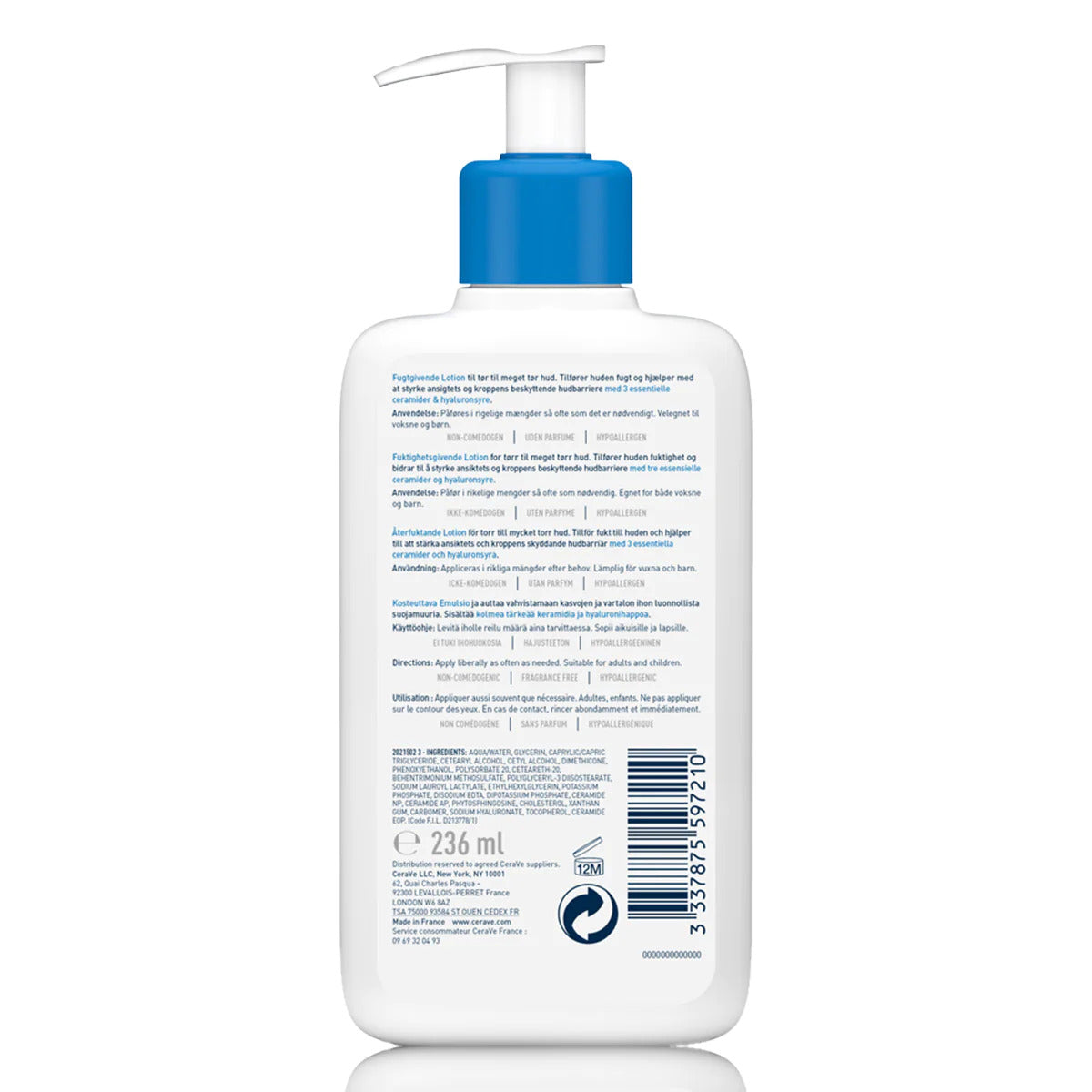 CeraVe Moisturizing Lotion Dry to Very Dry Skin Lait Hydratant-2