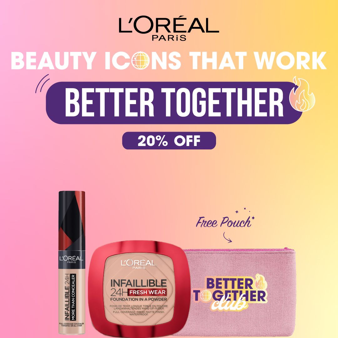 L’Oreal Paris Infallible 24H Fresh Wear Foundation & Concealer Bundle 20% Off-2
