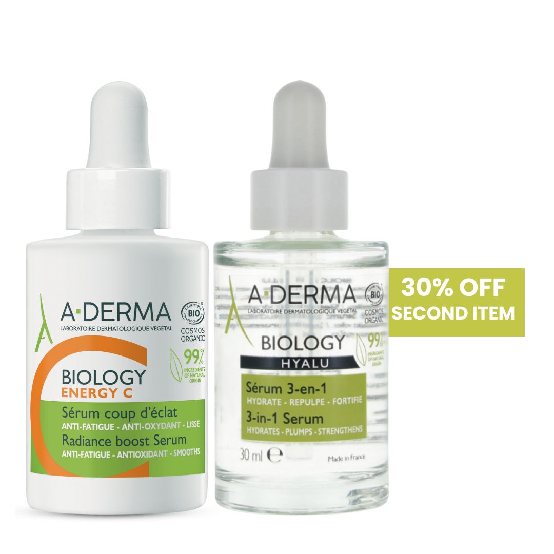 A-DERMA Biology Energy C + Hyalu Serum – 30% Off Second Item-1