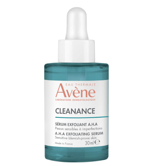 Avene Cleanance Serum Exfoliant AHA - 30ml + Free 15ml Cleanance Gel – Purifying & Exfoliating Serum for Blemish-Prone Skin-3
