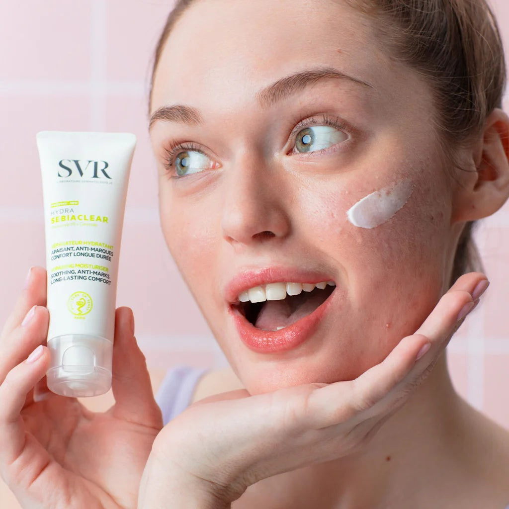 SVR Sebiaclear Hydra Cream - Hydrating and Soothing Moisturizer for Acne-Prone Skin - 40ml-2