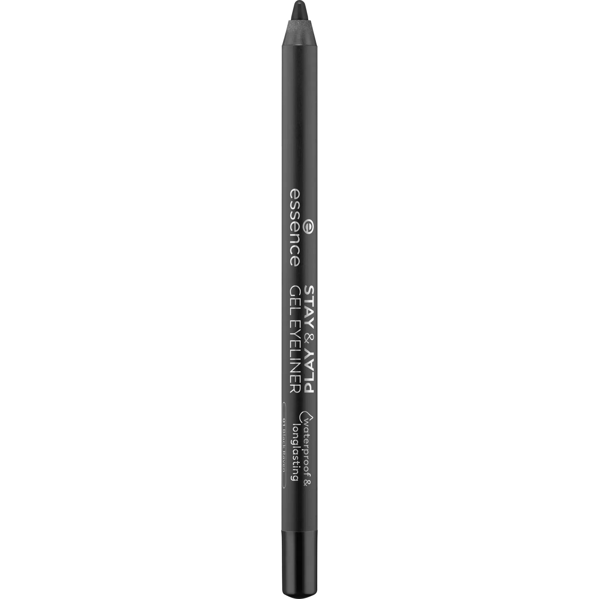 Essence Stay & Play Gel Eyeliner 01 Black Raven – Intense Waterproof Gel Pencil-2