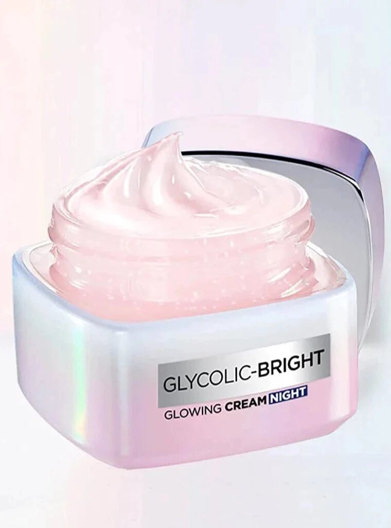 L'Oreal Paris Glycolic Bright Glowing Night Cream 50ml-2