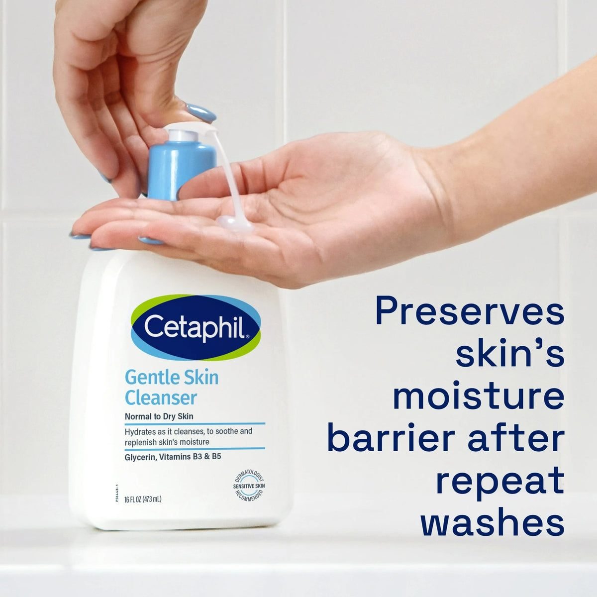 Cetaphil Gentle Skin Cleanser for Dry to Normal Sensitive Skin 236 ml-4