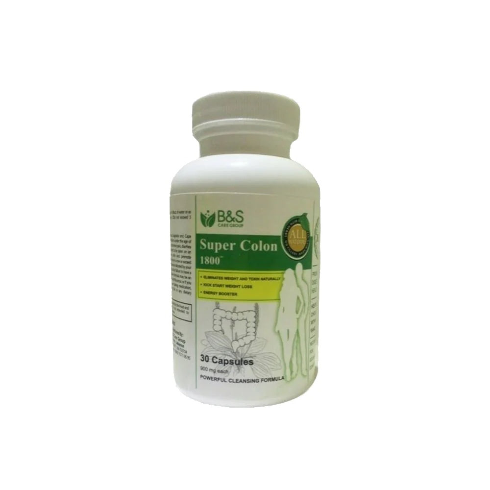 B&S Super Colon – 30 Capsules | Supports Colon Health & Regular Bowel Movements-1