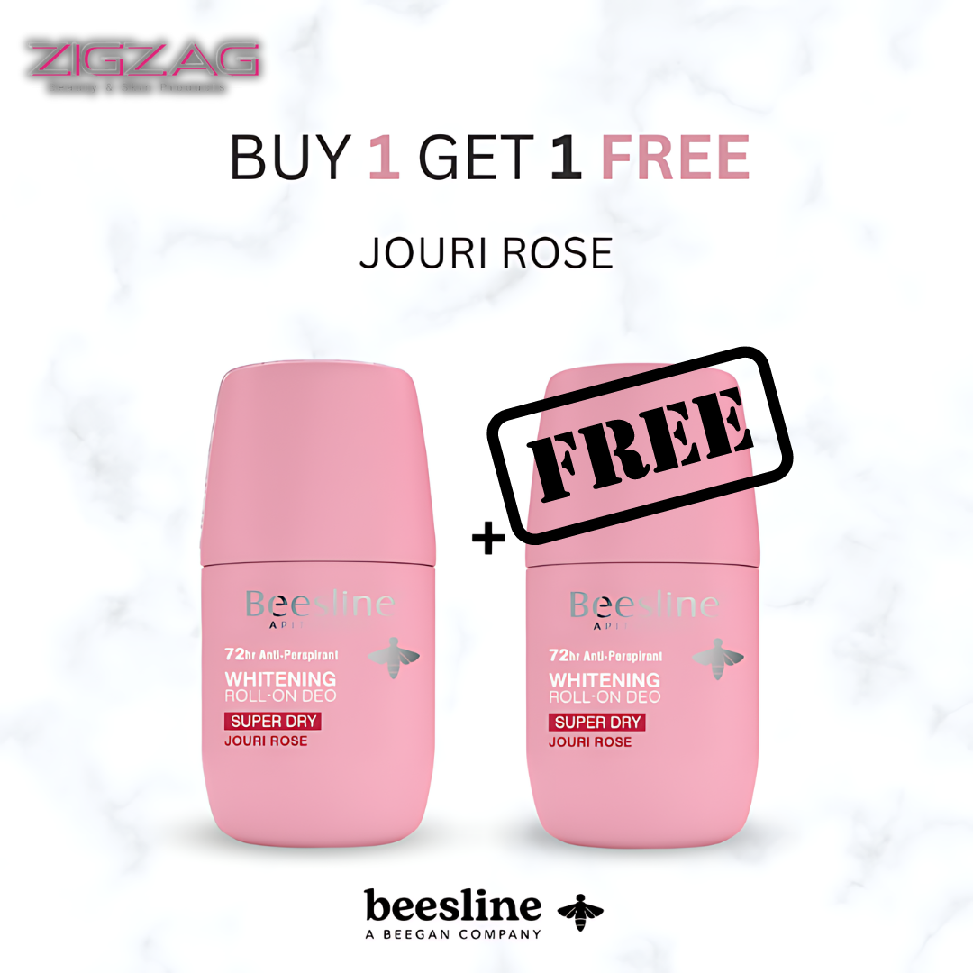 Beesline Roll On Deodorant Super Dry Jouri Rose + 2nd Piece Free-1