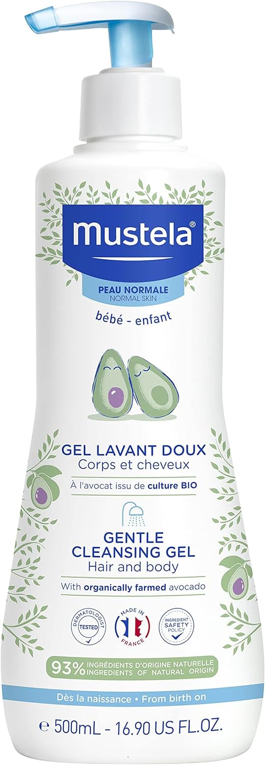 Mustela Cleansing Gel Hair and Body, Gel Lavant Doux Corps et Cheveaux-2
