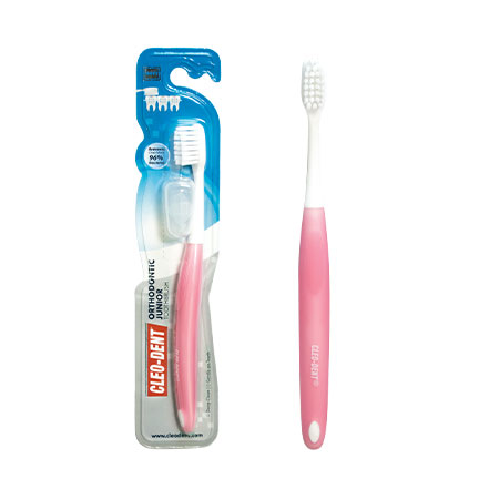 Cleo-Dent Junior Orthodontic Toothbrush – Gentle Brushing for Braces and Sensitive Gums-3
