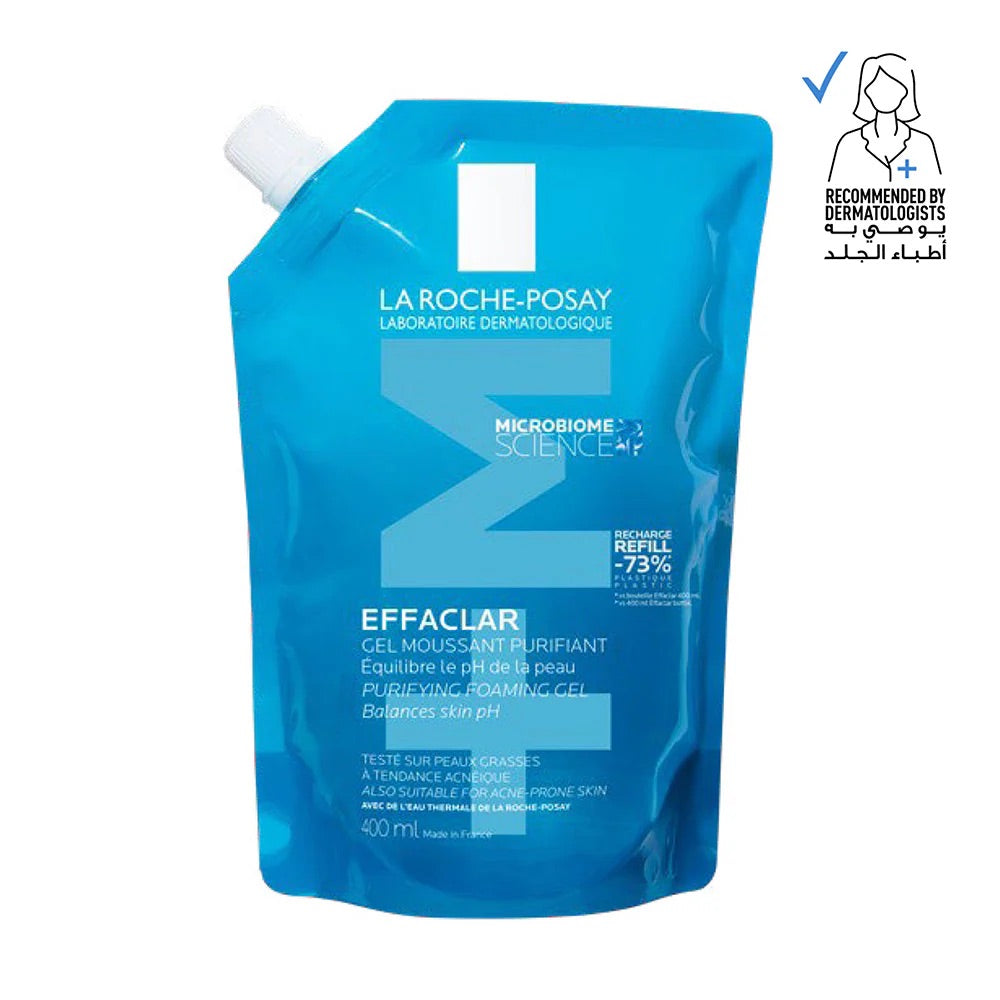 La Roche Posay Effaclar Gel Facial Wash Refill Pouch Evironment Friendly -400ml-1