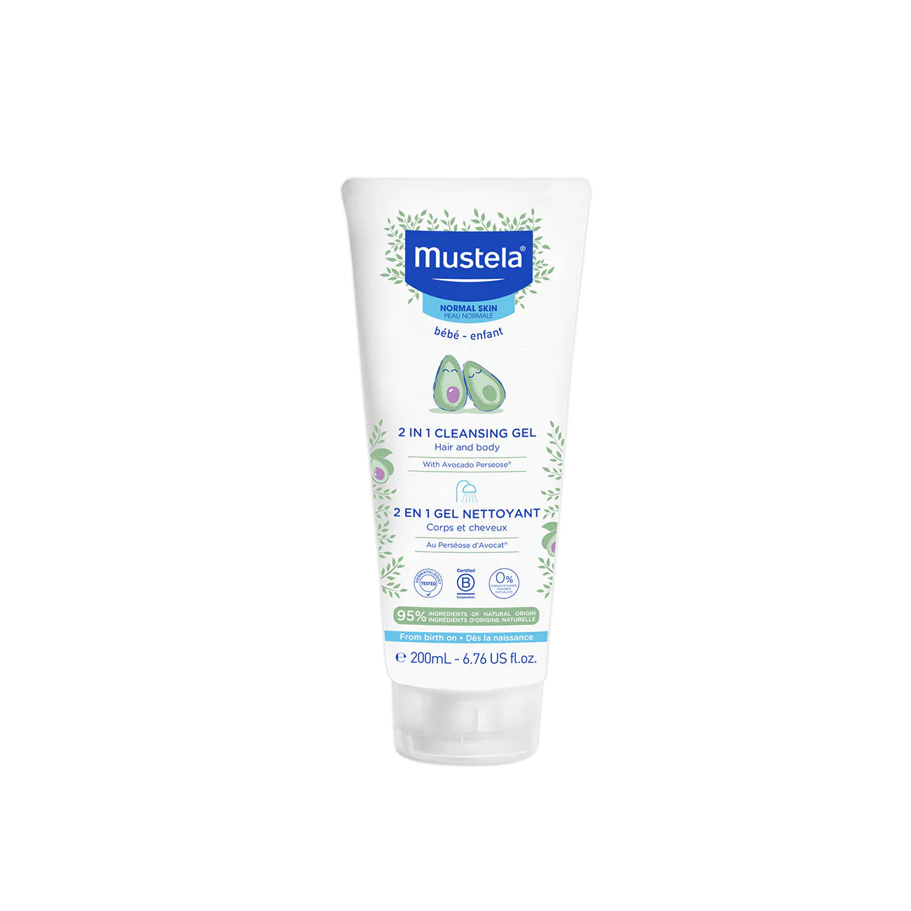 Mustela Cleansing Gel Hair and Body, Gel Lavant Doux Corps et Cheveaux-6