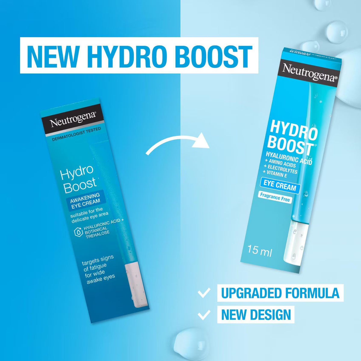 Neutrogena Hydro Boost Eye Refreshing Gel-Cream 15 ml-3