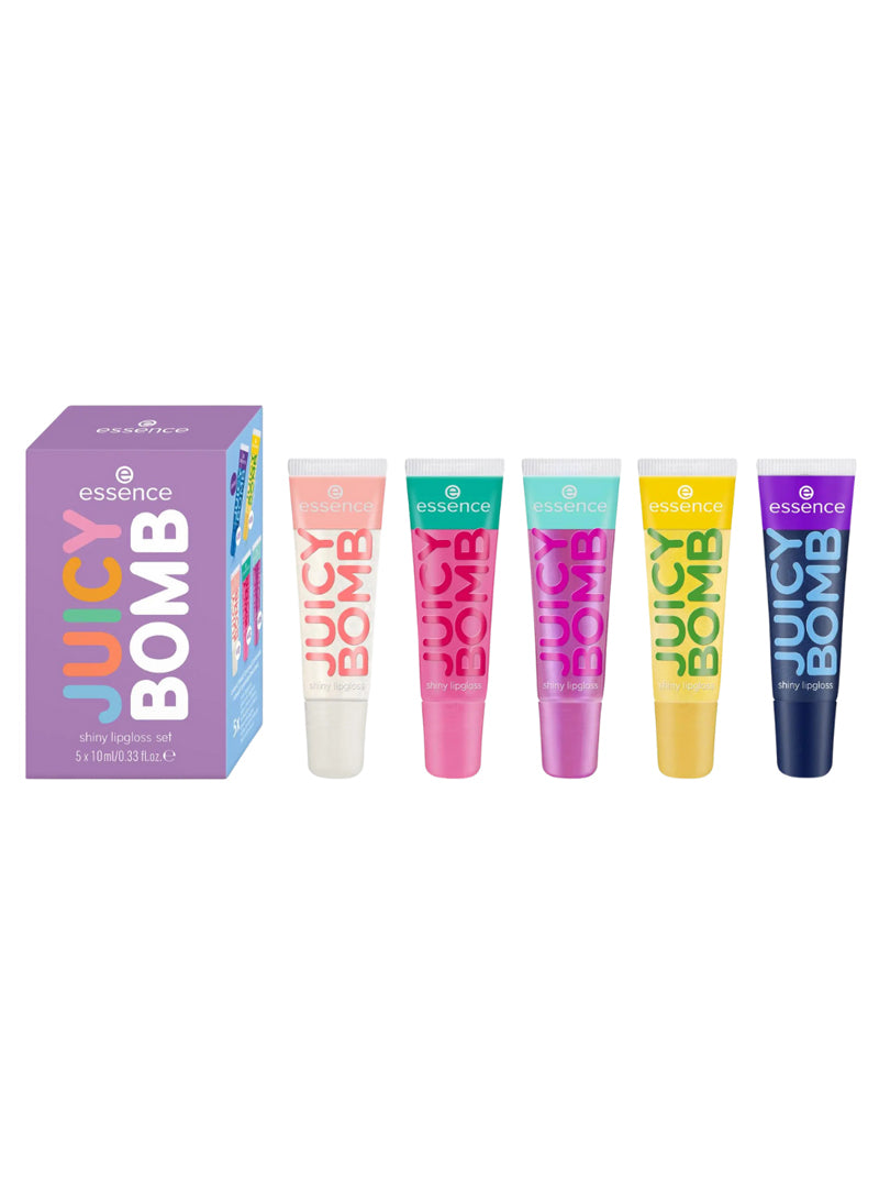 Essence Juicy Bomb Shiny Lipgloss Set 5 x 10ml – Glossy, Fruity, and Fun-1