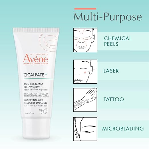 Avene Cicalfate Emulsion 40ML - Repairing and Soothing Emulsion for Sensitive, Irritated Skin-5