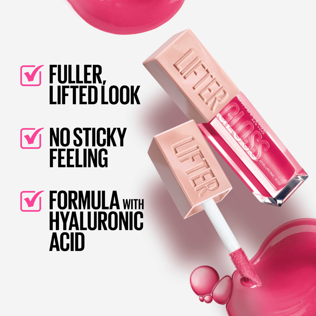 Maybelline Lifter Lip Gloss | Hydrating Lip Gloss with Hyaluronic Acid for Plump, Glossy Lips-2