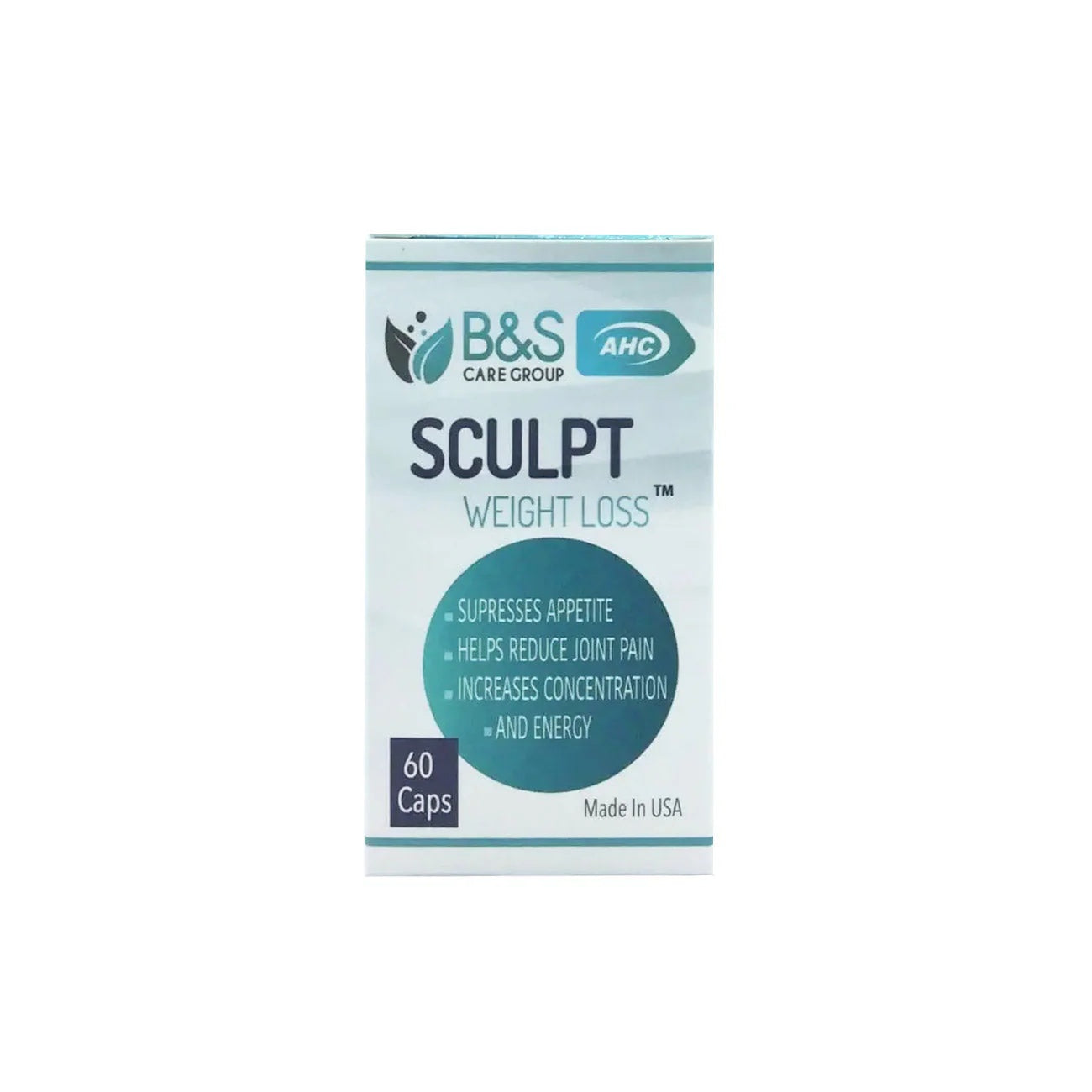 B&S Care Group Sculpt Weight Loss 60 Capsules – Appetite Control & Energy Support-1