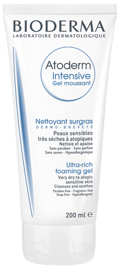 Bioderma Atoderm Intensive Gel Moussant Soothing Cleansing Gel for Dry and Sensitive Skin - 200ml-1