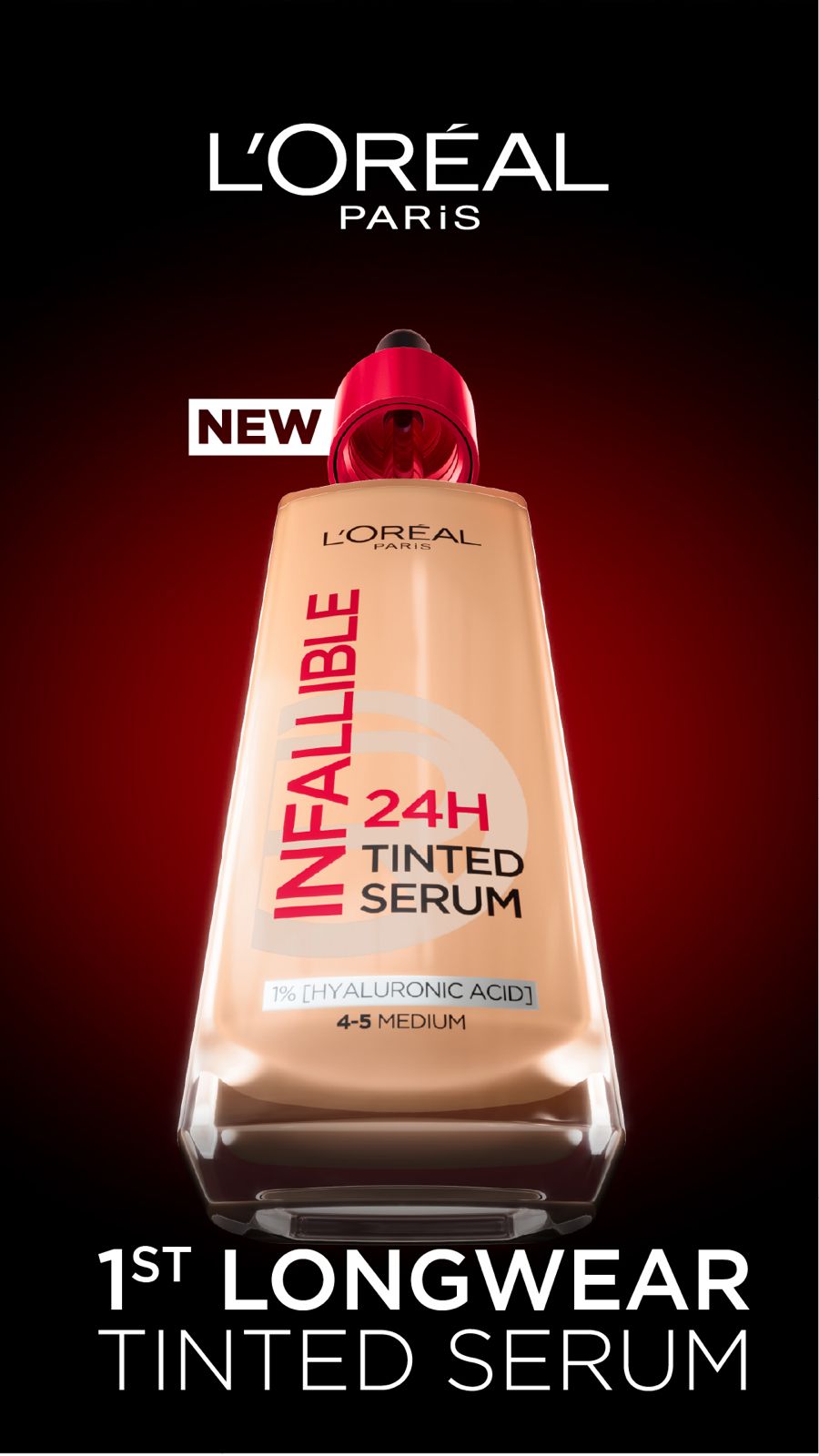 L'Oreal Paris Infallible 24H Tinted Serum + Free Pocket-Sized Brush-2