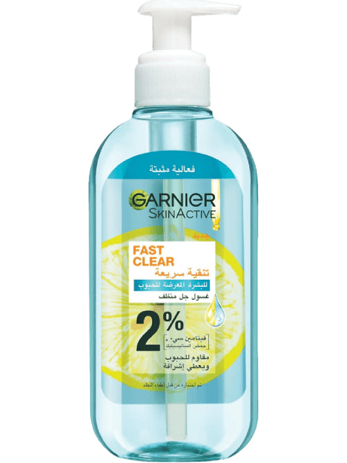 Garnier Skin Active Fast Clear Gel Wash 200mL-1