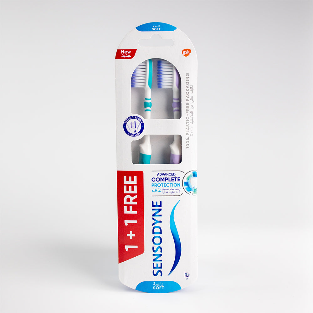 Sensodyne Advanced Complete Protection Toothbrush Soft 1+1 Free-1
