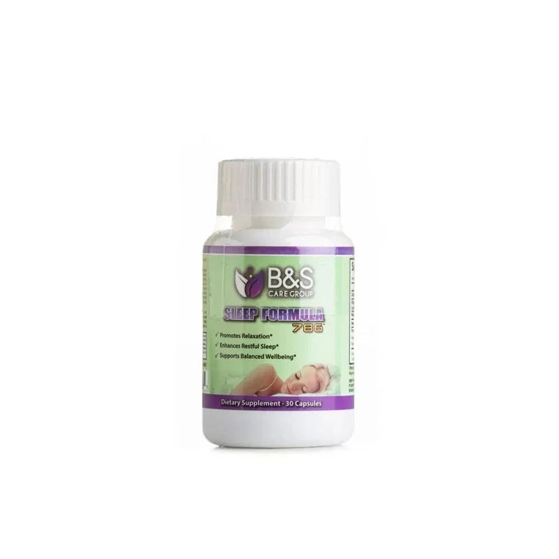 B&S Sleep Formula 786 – Natural Relaxation and Restful Sleep Support (30 Capsules)-1