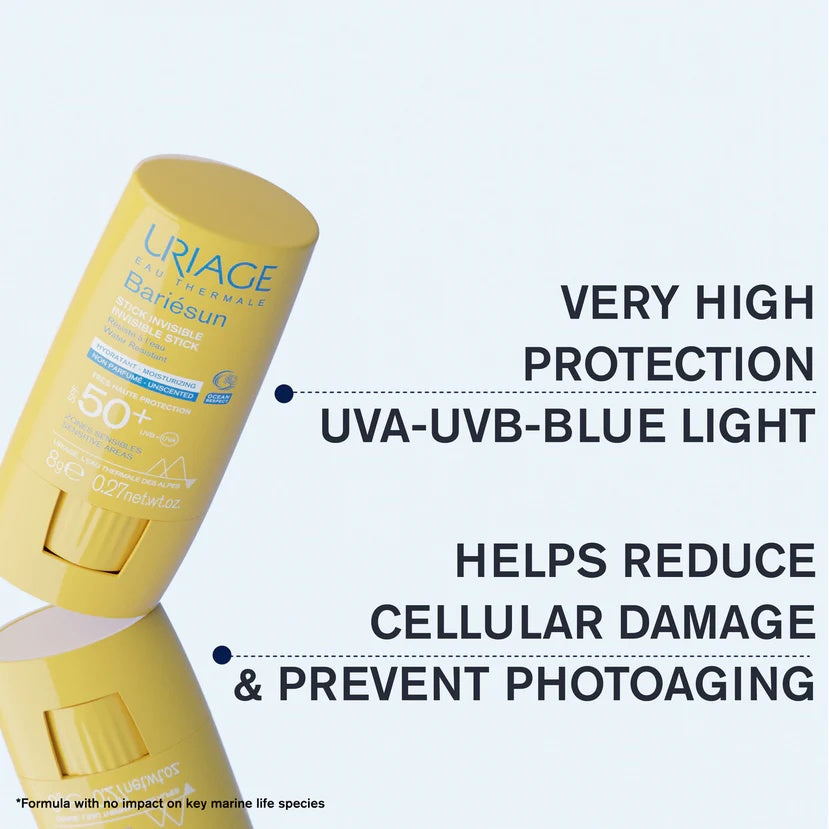 Uriage Bariesun Invisible Stick SPF50+ 8g | Water-Resistant, High Protection for Sensitive Skin-2