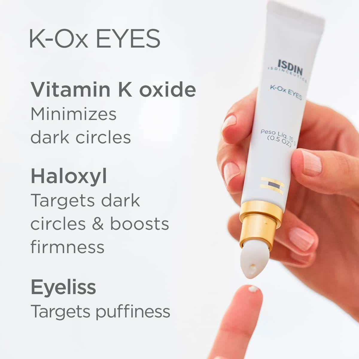 Isdinceutics K-OX Eyes Vitamin K-oxide 15 ml -Reducing Dark Circles and Puffiness-5