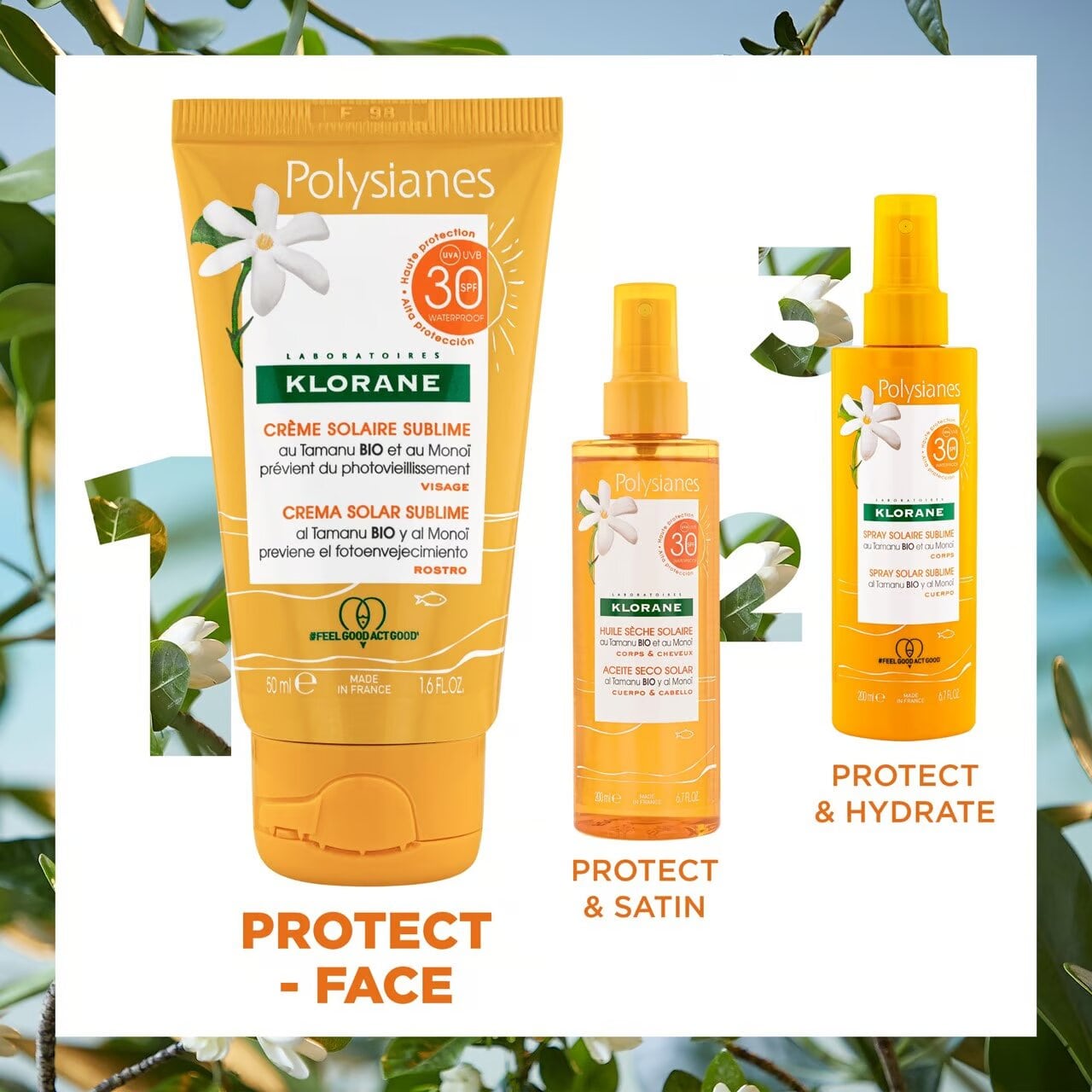 Klorane Polysiane Sun Cream Spf 30-5